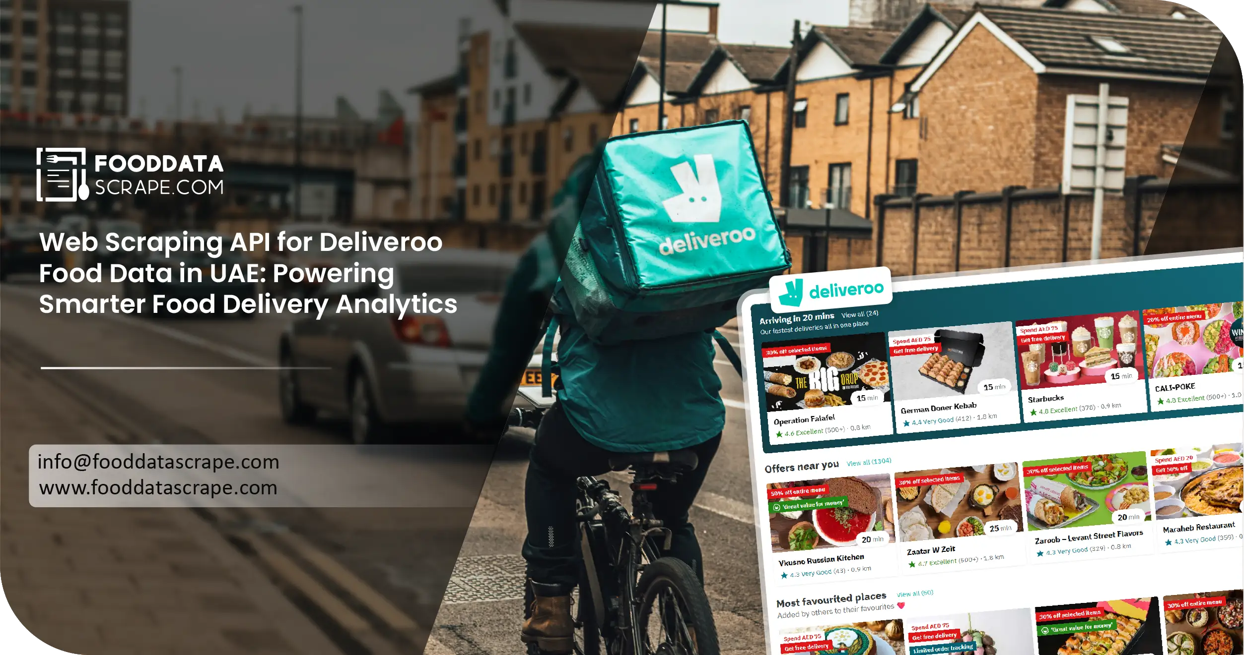 Deliveroo Food Delivery UAE Data Scraping